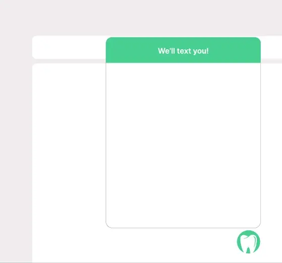A website chat enquiry about Invisalign for kids, answered by text